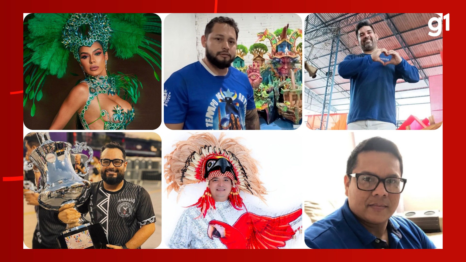 Do Anhembi à Sapucaí: conheça os amazonenses que ajudam a dar vida aos desfiles das escolas de samba de São Paulo e Rio