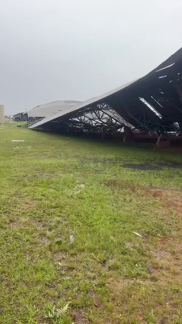 Ciclone com ventos de 130 km/h provoca estragos e deixa famílias desalojadas em Avaré