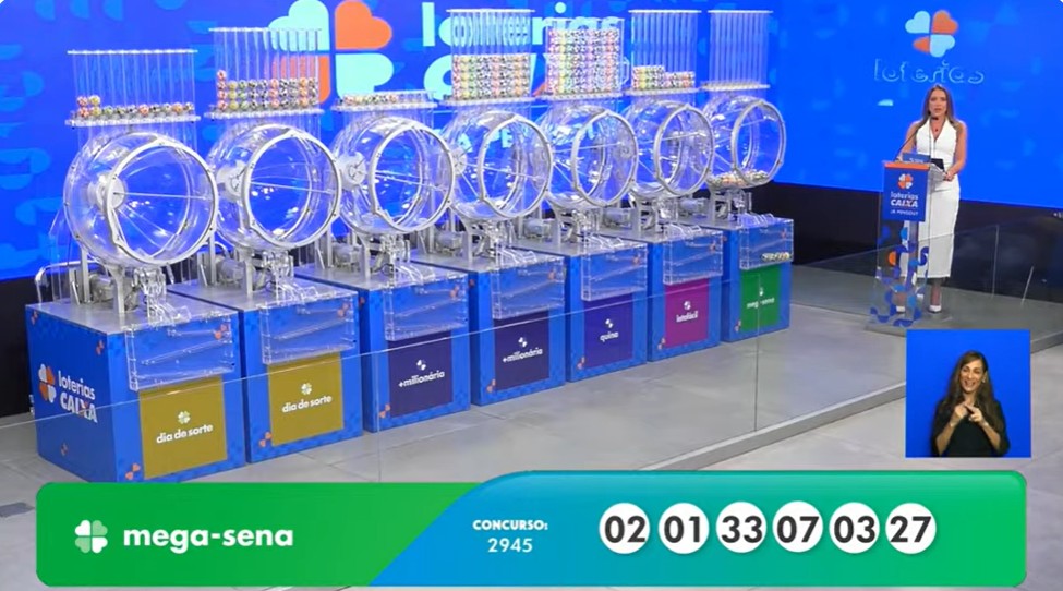 Mega-Sena hoje: resultado do concurso 2945 e números sorteados