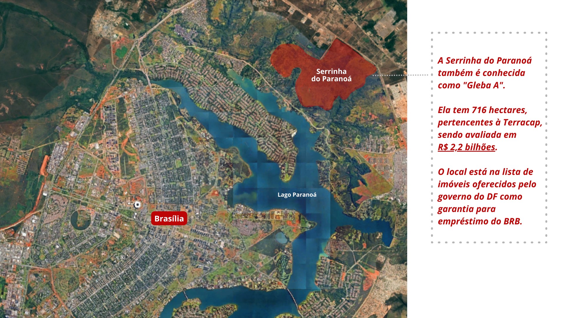 Maior lote incluído no projeto para salvar BRB está em área ambiental com mais de 100 nascentes; entidades veem risco