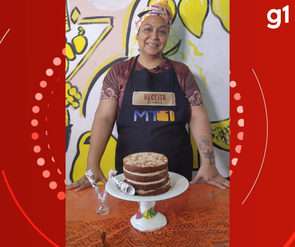 Receita de Família: aprenda com telespectadora do MT1 como fazer bolo de pixé