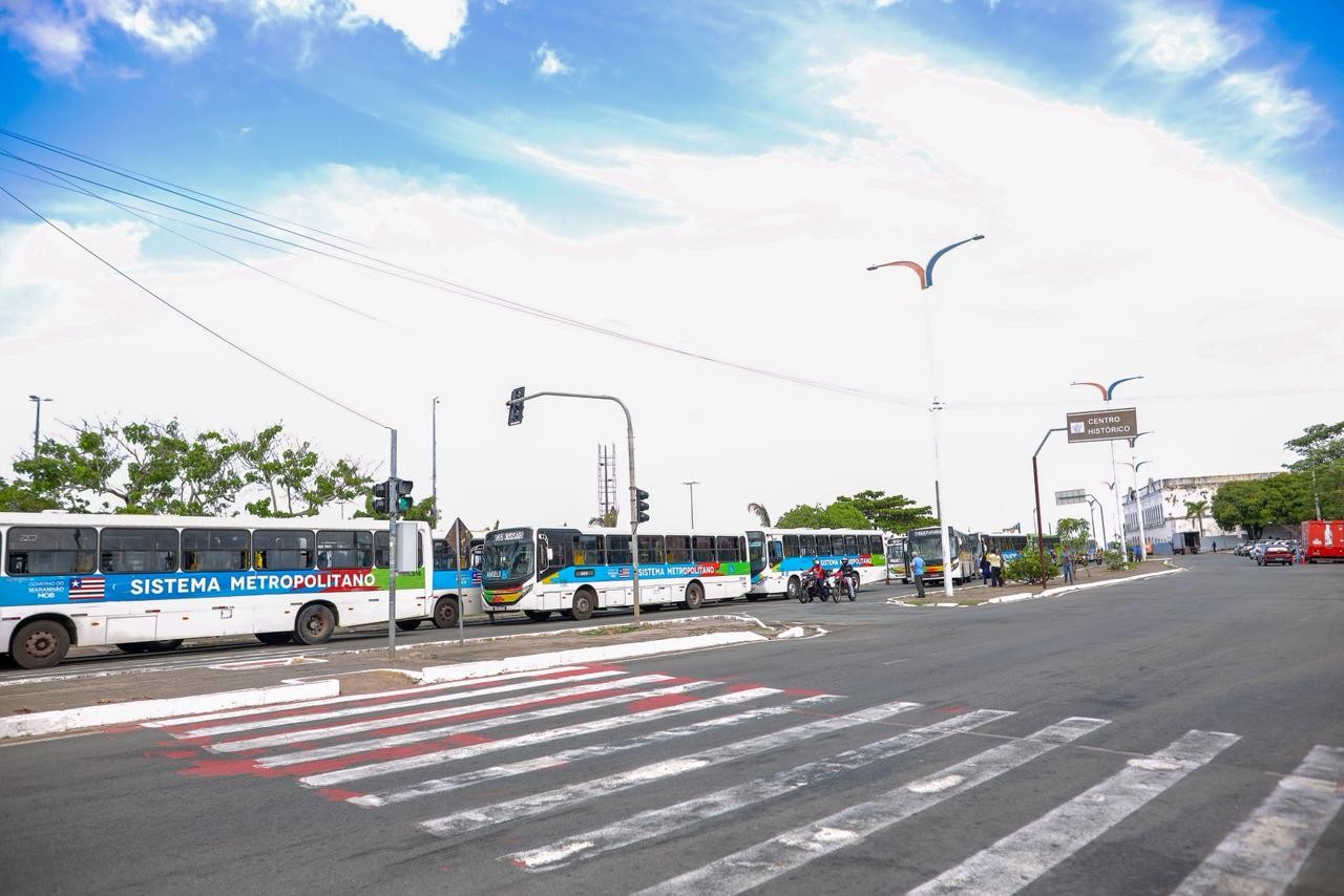 Rodoviários do sistema semiurbano fazem paralisação momentânea das atividades nesta quarta, na Grande São Luís 