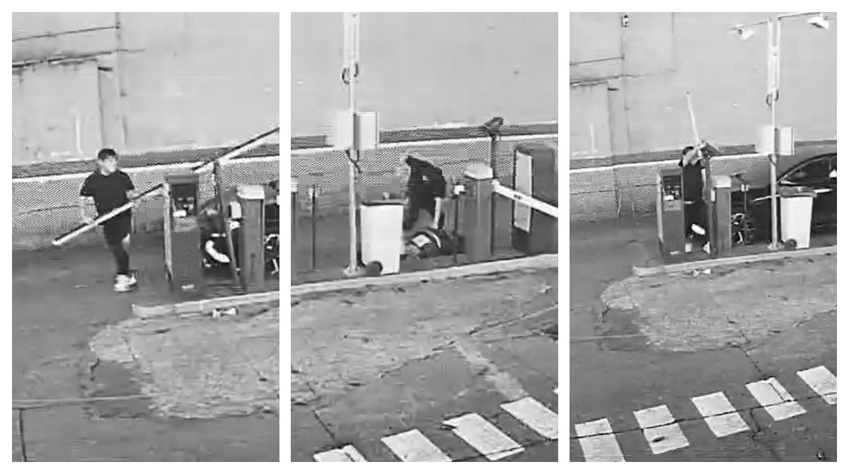 VÍDEO: Motorista destrói cancela de estacionamento e agride funcionário em saída de casas noturnas na Barra Funda, em SP