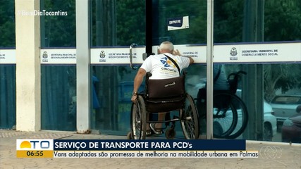 Vans adaptadas para PCDs são promessa de melhorias na mobilidade urbana de Palmas