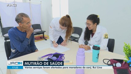 Vários serviços foram ofertados para moradores do conj. Rui Lino