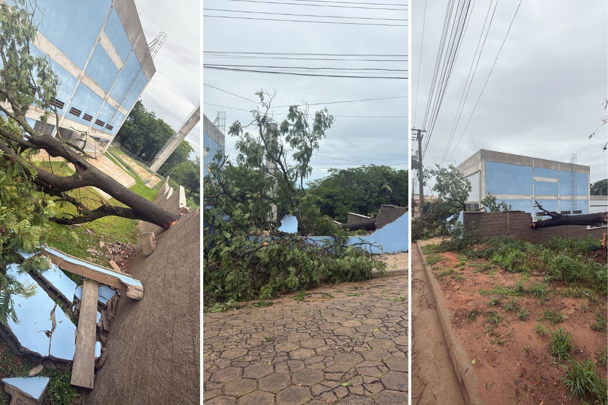 Chuva persiste e provoca estragos no oeste paulista