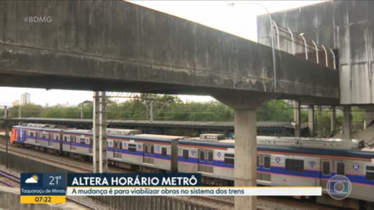 Metrô De BH Altera Operação Para Obras Neste Fim De Semana; Veja ...