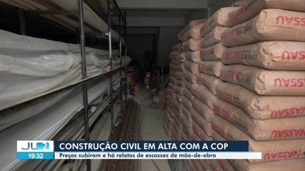Setor de construção civil registra alta com a aproximação da COP30 em Belém