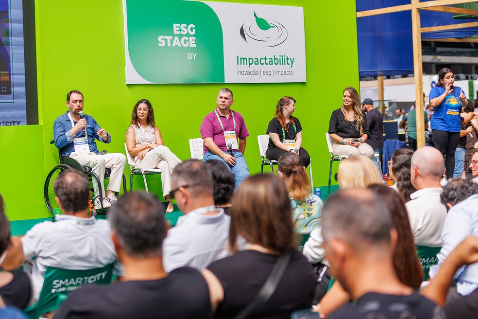 Palco ESG no Smart City Expo Curitiba 2025 — Foto: Divulgação: Catalunya Filmes