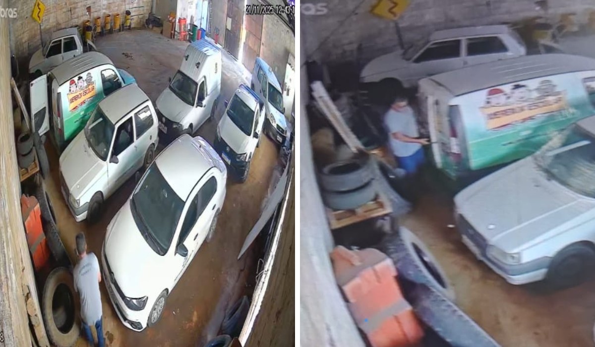 Servidor é afastado após ser flagrado furtando pneus do pátio municipal em Pinhalzinho