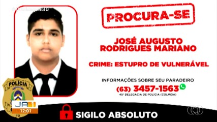 Polícia divulga cartaz de homem investigado por estuprar pelo menos seis meninos