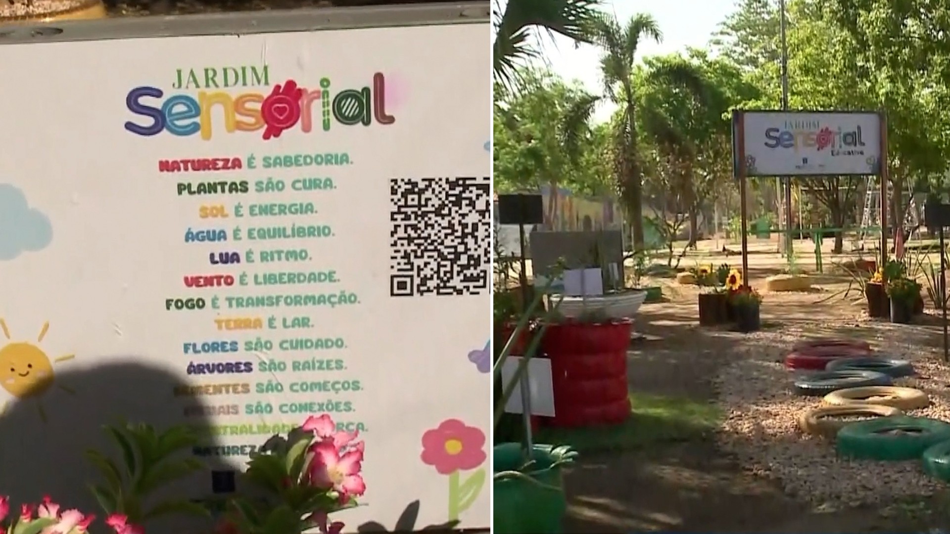 Jardim sensorial é inaugurado no Parque da Cidadania; veja atividades