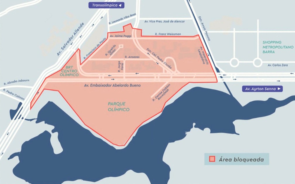 Interdições para o Rock in Rio 2024 — Foto: Reprodução
