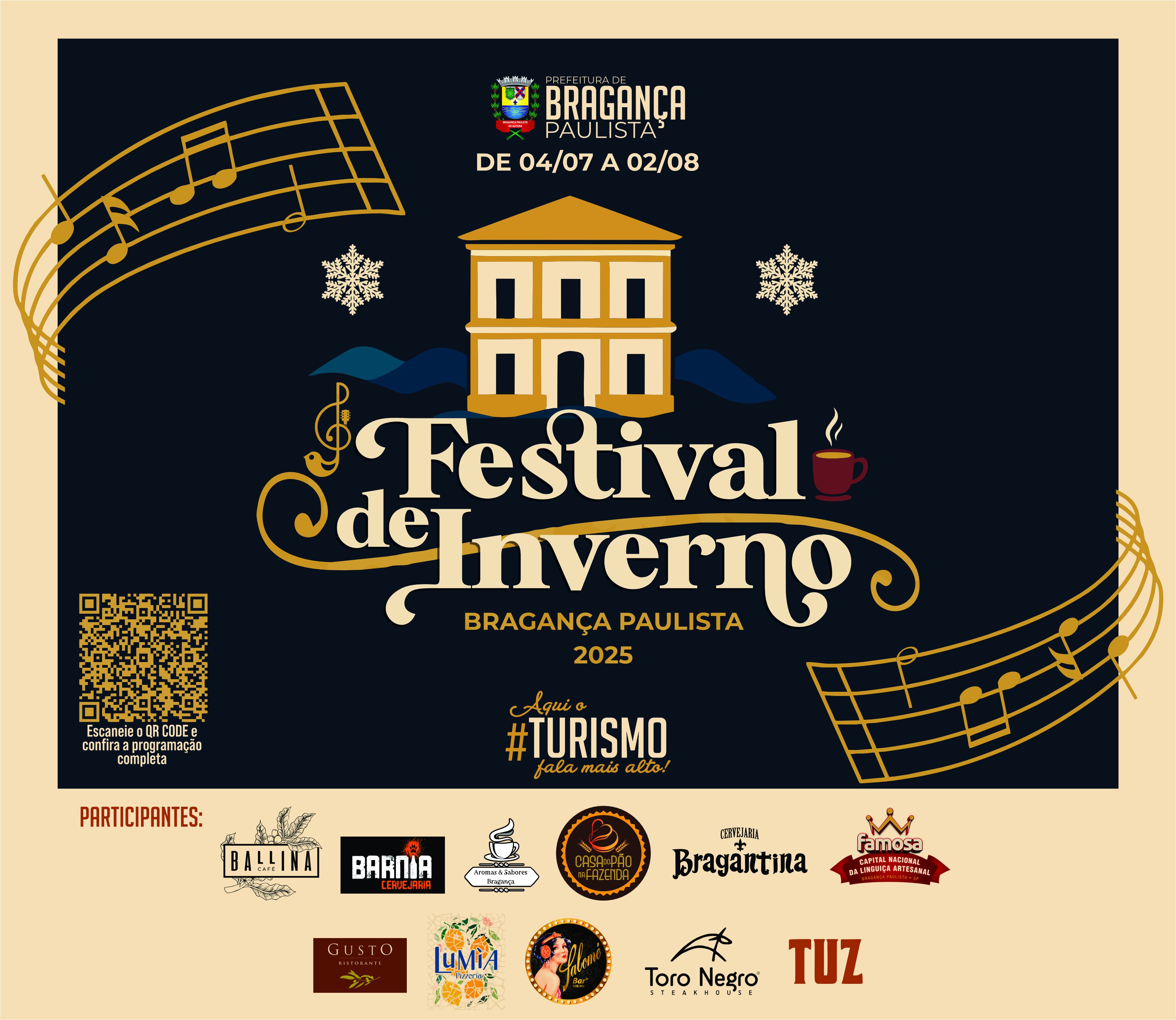 Festival de Inverno movimenta Bragança com cultura, gastronomia e turismo