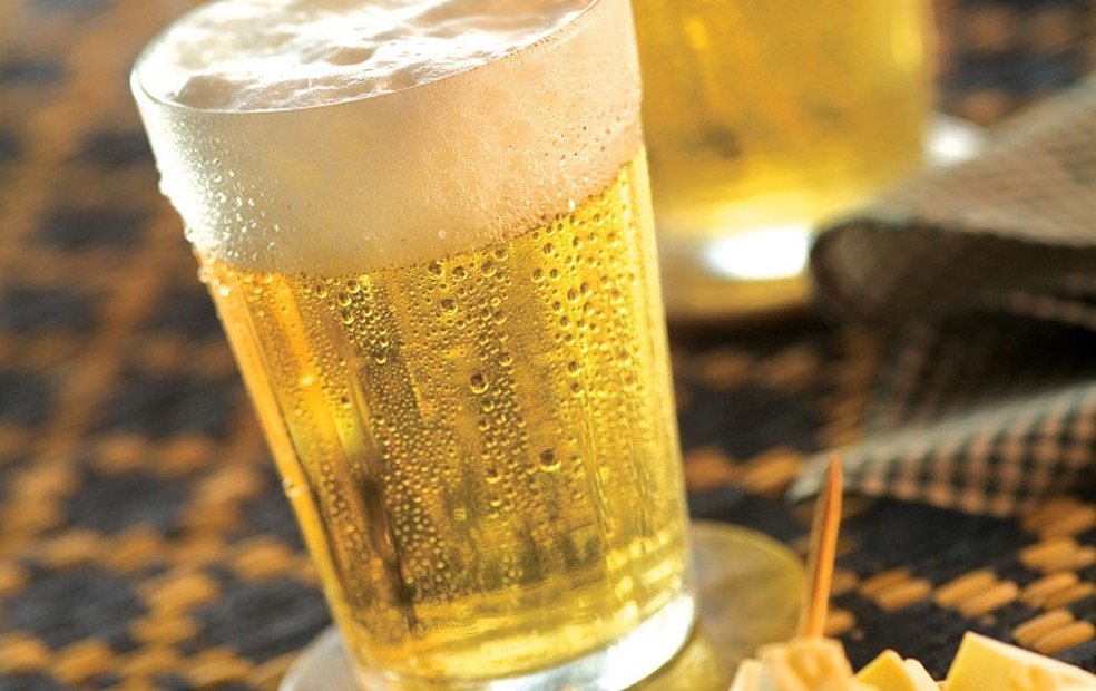 Copo americano com cerveja — Foto: Reprodução