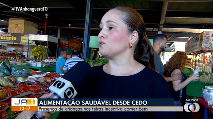 Levar crianças na feira pode ajudar com a boa alimentação, diz nutricionista