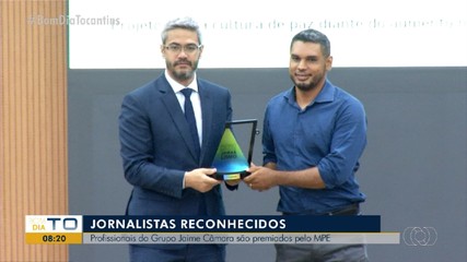 Jornalistas do Grupo Jaime Câmara são premiados pelo MPE