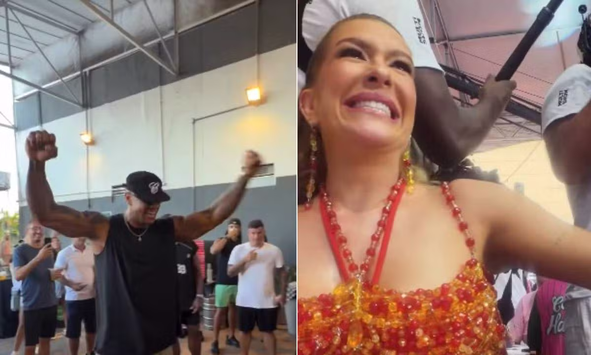 Léo Santana vibra com vitória de Lore Improta e Viradouro: 'Sou muito seu fã'