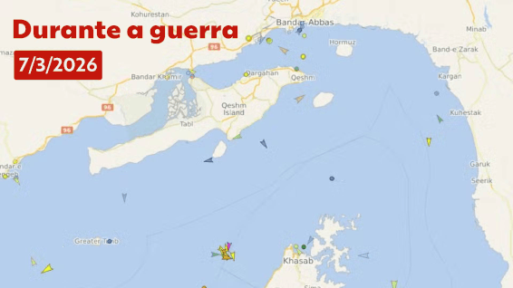 Guarda Revolucionária do Irã anuncia rotas alternativas para evitar minas navais no Estreito de Ormuz, diz agência