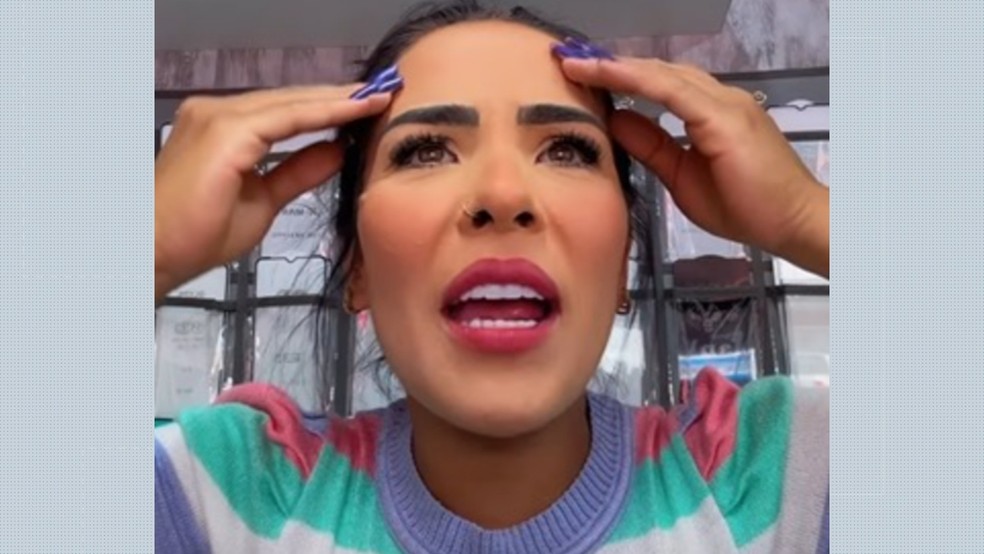 Mulher que deu rasteira em ladrão, em Ribeirão Preto, faz alerta para pessoas não tomarem a mesma atitude — Foto: Reprodução/Redes sociais