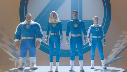 'Quarteto Fantástico' compensa falta de substância com elenco certeiro e grandiosidade; g1 já viu - Primeiro filme da equipe no estúdio da editora devolve um pouco de deslumbramento à Marvel, mas ótimas atuações não sustentam totalmente longas sequências de calmaria.