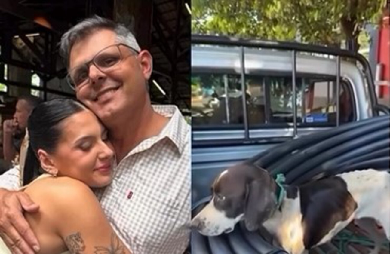 VÍDEO: cachorrinha cruza caminho do pai de Ana Castela e ganha um novo lar