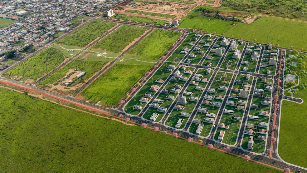 EcoPark 1 e 2 entregar&atilde;o nova centralidade &agrave; regi&atilde;o Sul de Uberl&acirc;ndia &mdash; Foto: Inconew