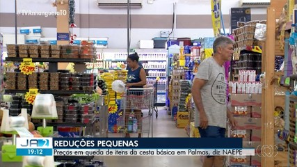 Pesquisa mostra pequena redução em produtos da cesta básica, em Palmas