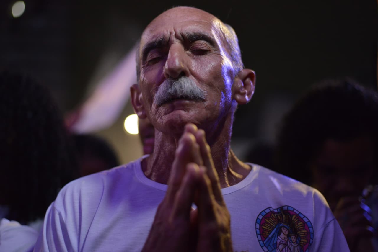 Romaria dos Homens atrai 1,2 milhão de fiéis durante Festa da Penha 2026, no Espírito Santo — Foto: Comunicação Festa da Penha 2026