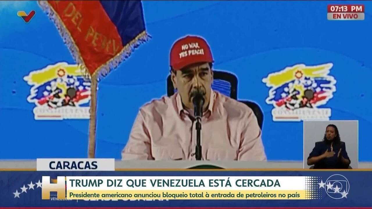 Após ação e bloqueio de Trump, Venezuela começa a ficar sem espaço para armazenar petróleo, diz agência