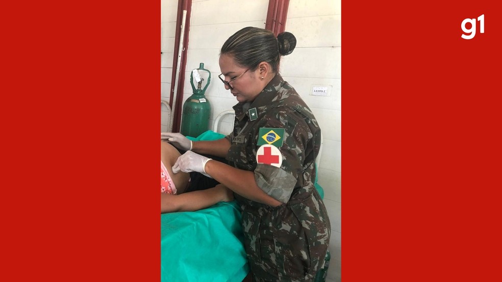Atualmente Ilze atua como médica do Exército Brasileiro — Foto: Divulgação