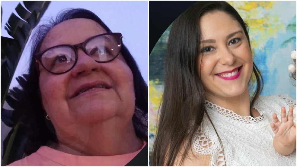 Aurora Dalva (esquerda) e Nayarah Alencar Brasil, duas das empregadoras que mantiveram mulher sem salário por 55 anos — Foto: Reprodução