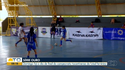 Atletas disputam final do Campeonato Tocantinense de Futsal Feminino