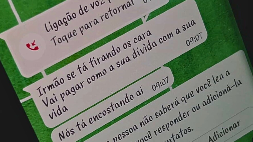 Agiotas cobram dívidas com juros e ameaçam vítimas em Rio Preto (SP) — Foto: Reprodução/TV TEM
