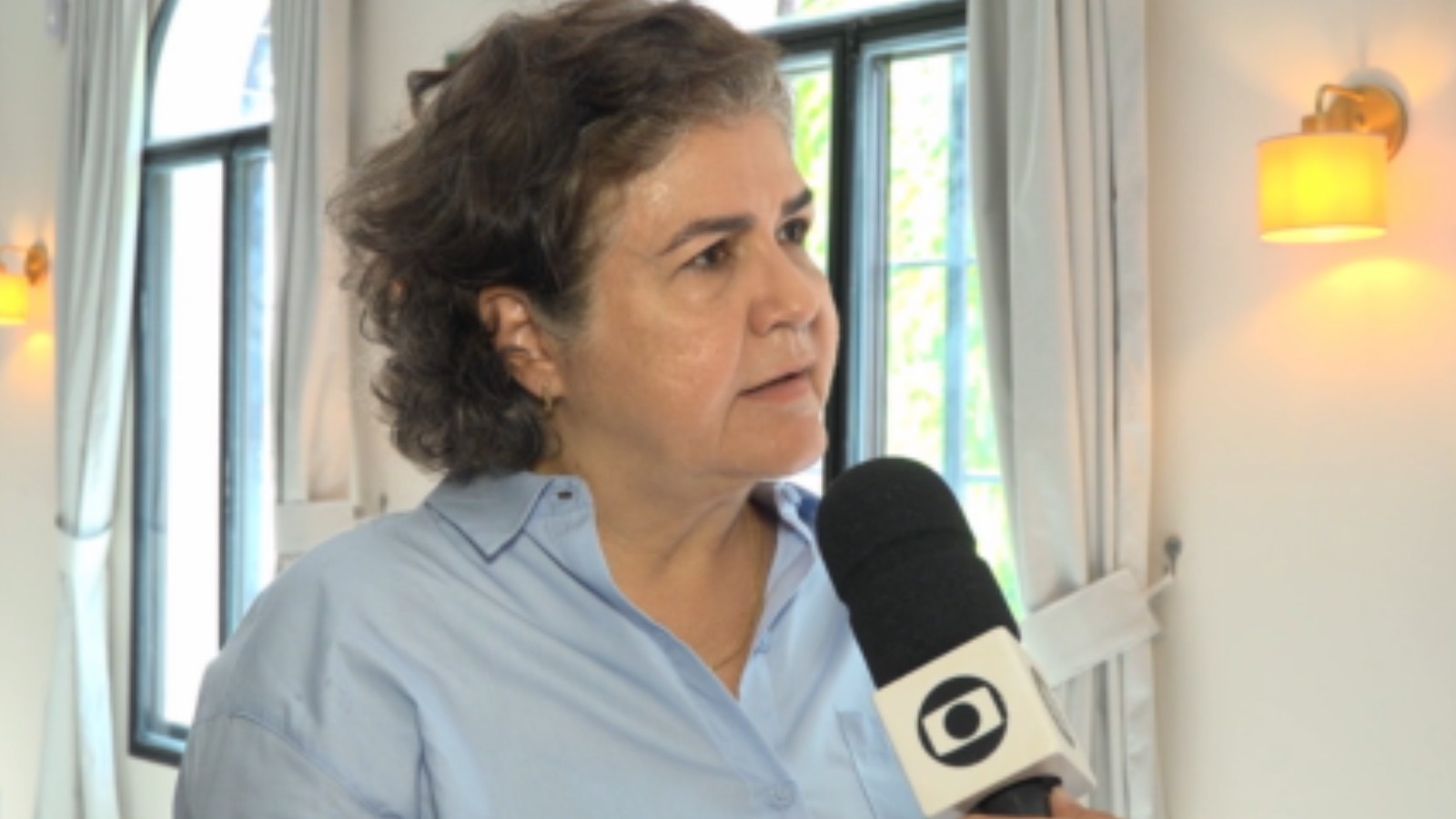 Ao PITV 1, Lúcia Santos promete reestruturar o sistema hospitalar 