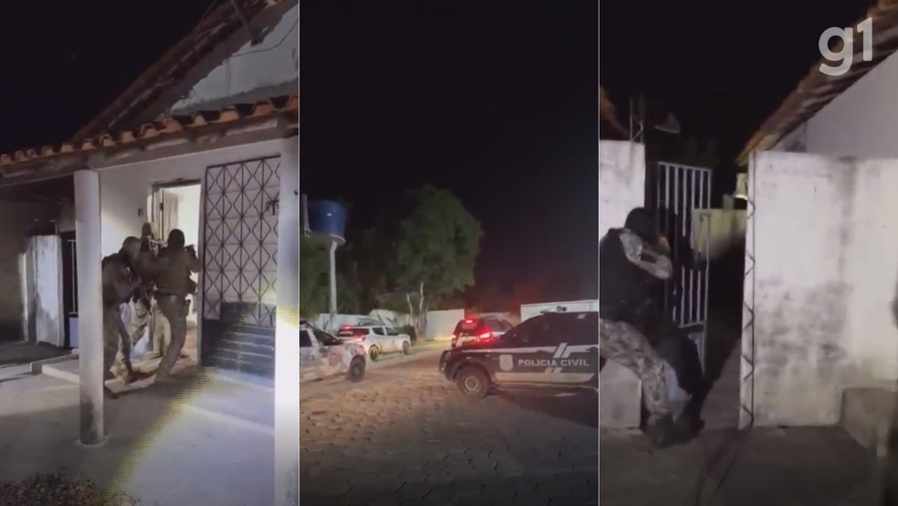 Polícia prende nove pessoas durante operação contra o tráfico de drogas em Mata Roma — Foto: Reprodução/TV Mirante