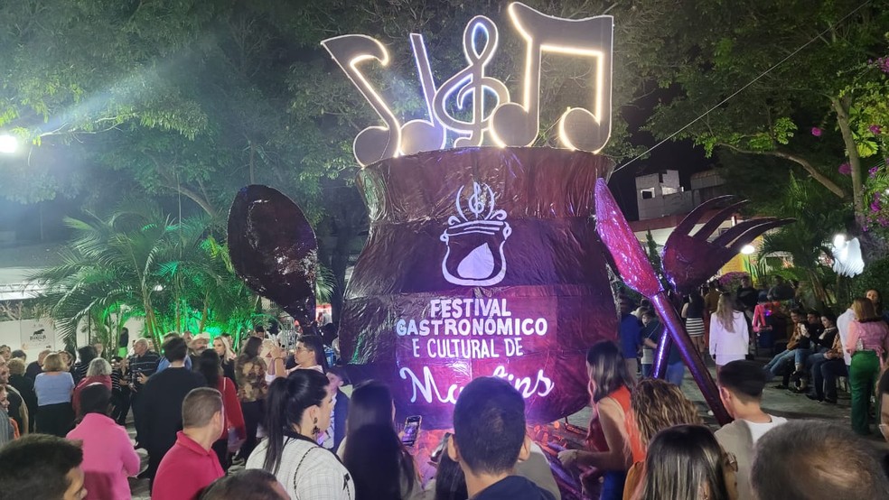 Festival Gastronômico de Martins, em 2023  — Foto: Igor Jácome/g1