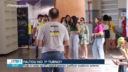 Ausência no 1º turno não impede eleitor de votar no segundo; confira regras