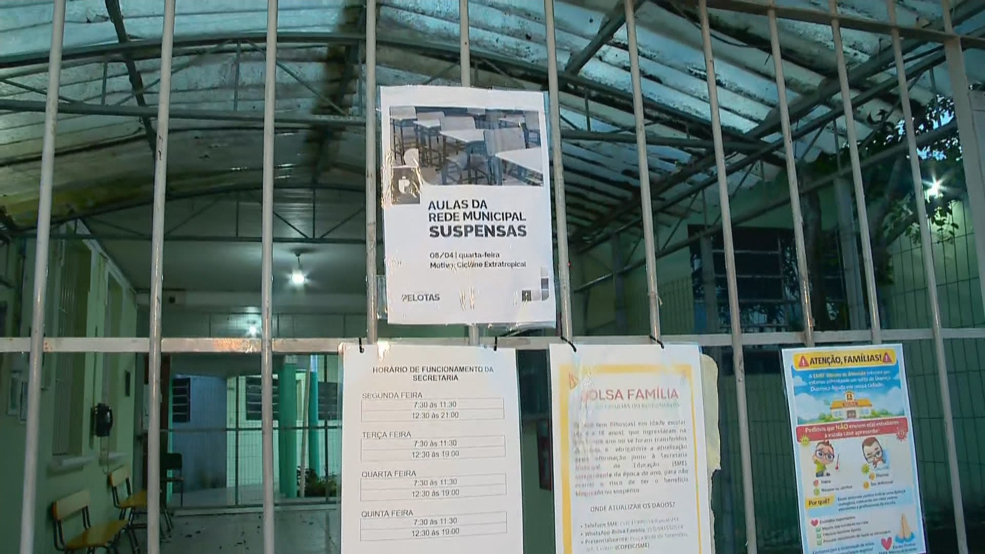 Ciclone extratropical: com previsão de ventos de acima de 100 km/h, aulas são suspensas no RS