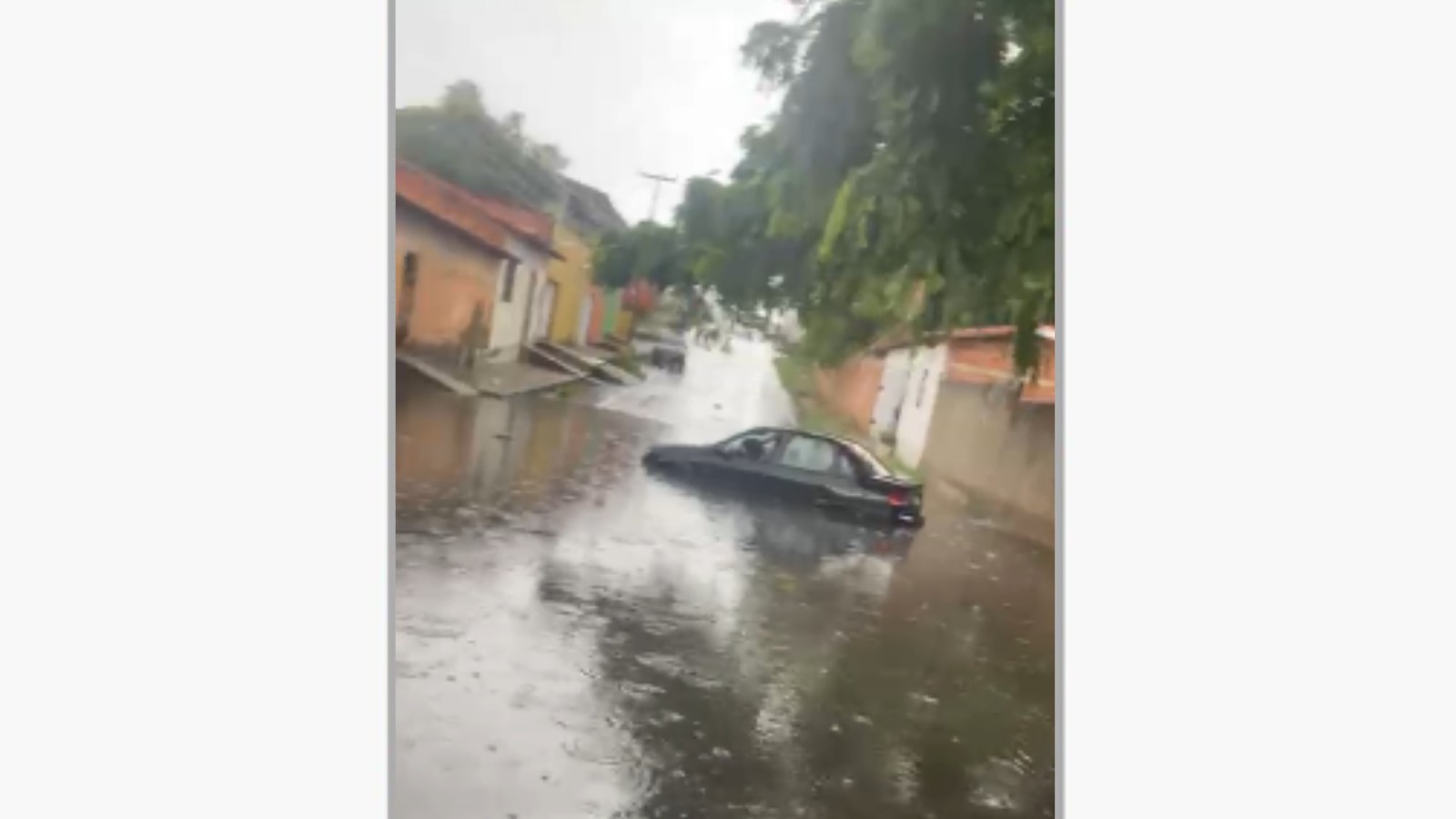 Em apenas uma hora, Teresina tem mais que o dobro de chuva prevista para sete dias