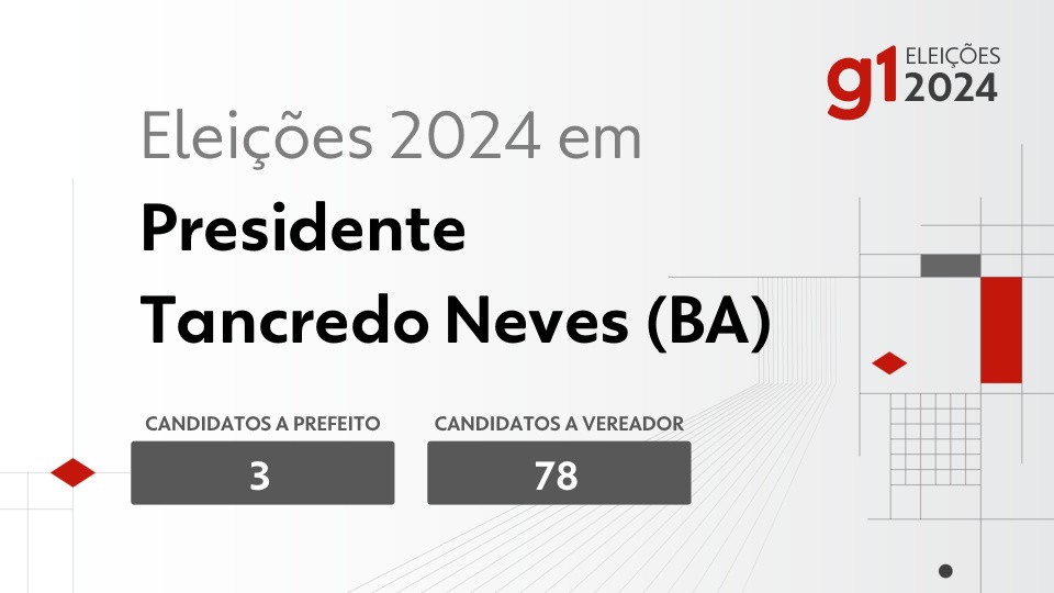 Eleições 2024 em Presidente Tancredo Neves (BA): veja os candidatos a prefeito e a vereador