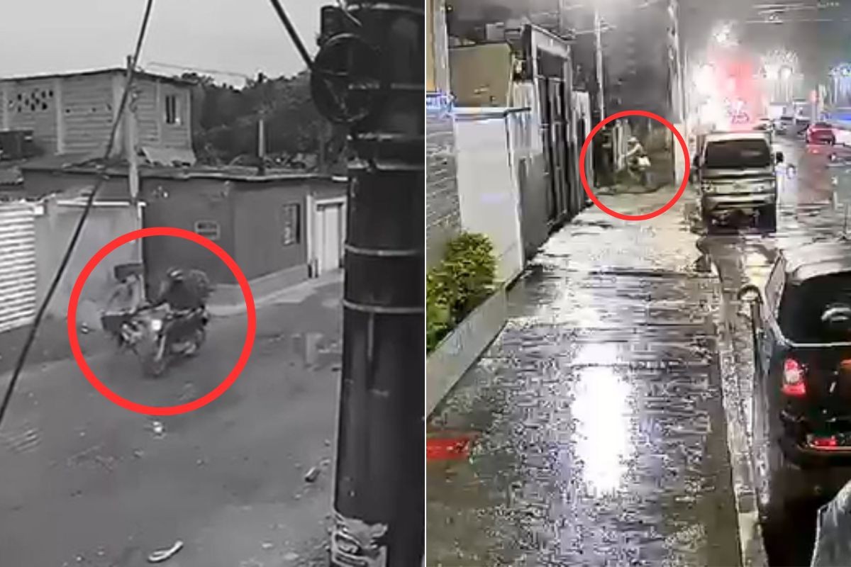 Câmeras flagram motociclista apalpando mulheres e fugindo após ataques no litoral de SP; VEJA