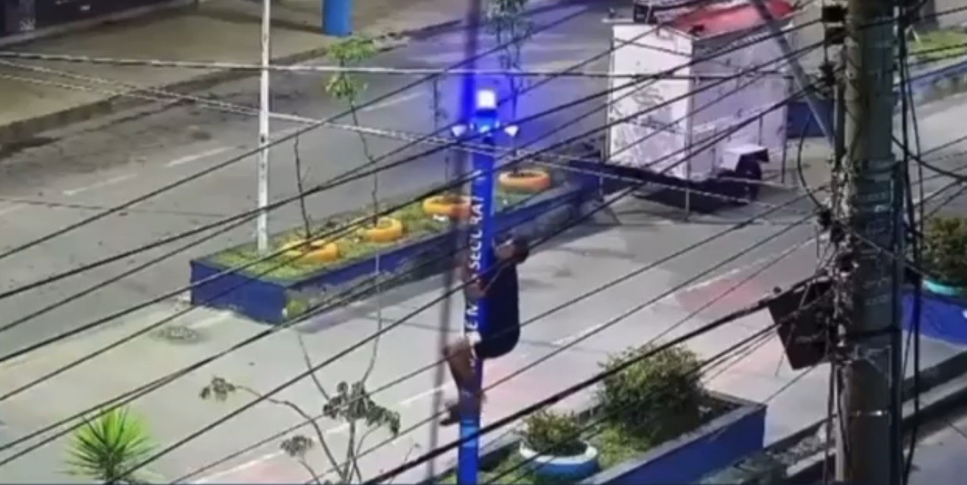 Homem é preso após destruir câmeras de segurança em Macaé
