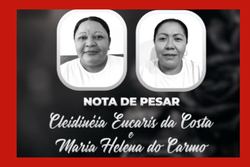 As vítimas eram agentes comunitárias de saúde em Poconé — Foto: Reprodução/ rede sociais