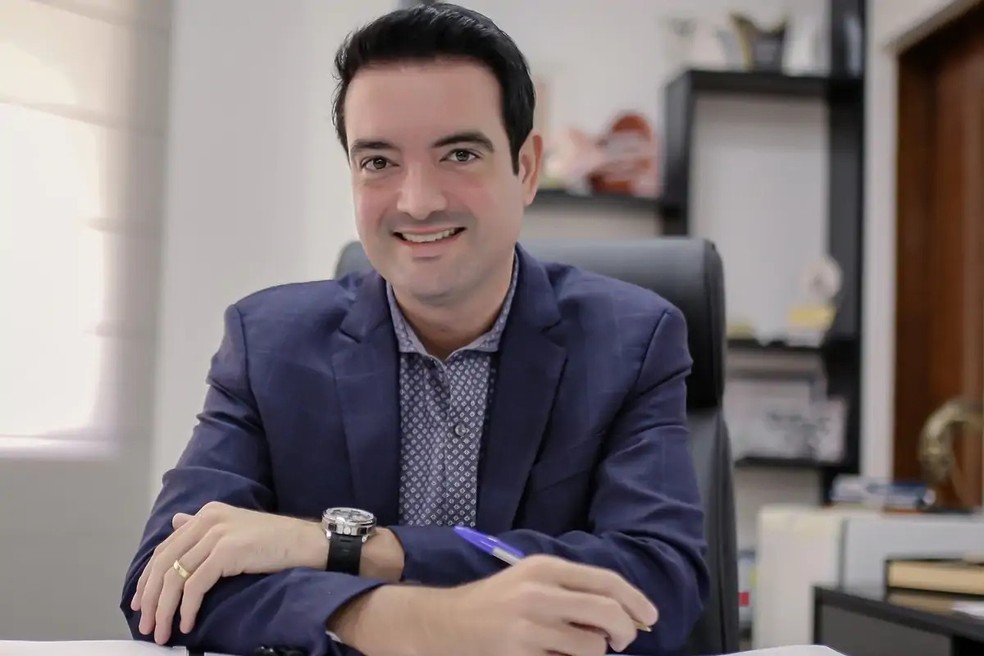 Prefeito de Primavera do Leste Leonardo Bortolin — Foto: Reprodução