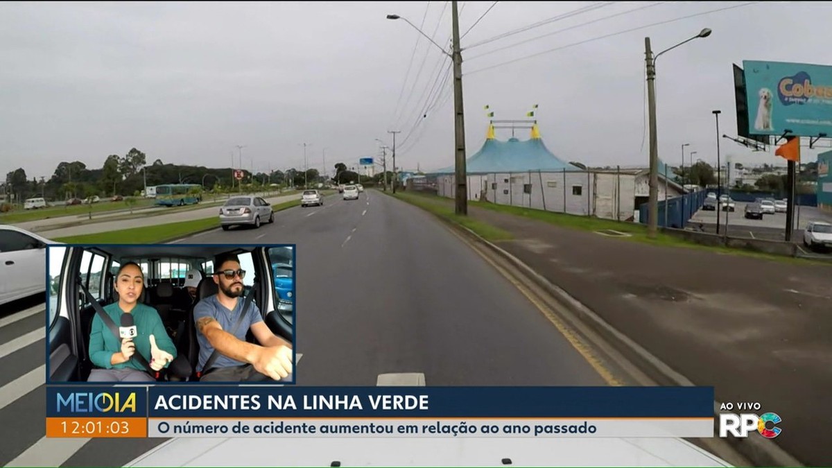 De janeiro a abril, acidentes na Linha Verde de Curitiba crescem 11% ...