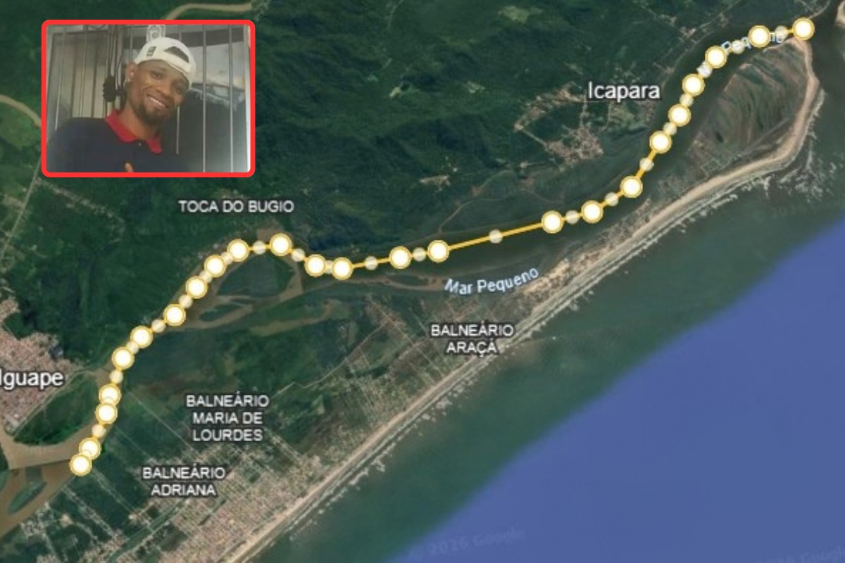 Corpo de homem que desapareceu no Rio Ribeira é encontrado a cerca de 16 km de onde sumiu