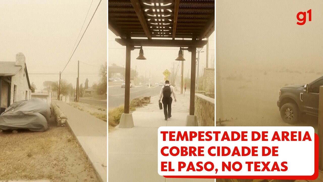Tempestades de areia deixam cidades no sul dos EUA encobertas por nuvem de poeira; VÍDEO