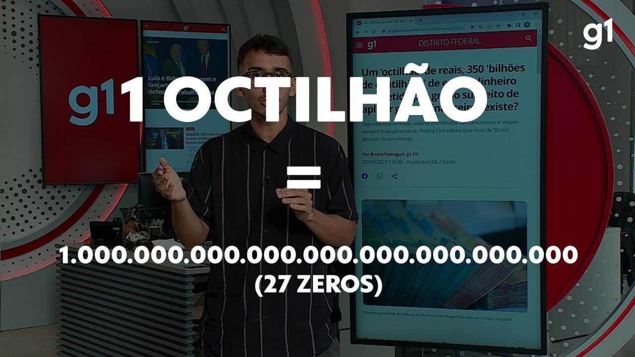 Um 'octilhão' de reais, 350 'bilhões de centilhões' de euros: dinheiro prometido por grupo suspeito de aplicar golpes financeiros existe?