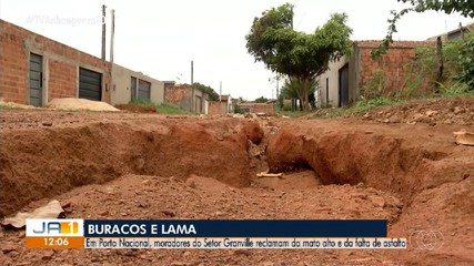 Moradores de bairro em Porto Nacional cobram melhorias na infraestrutura